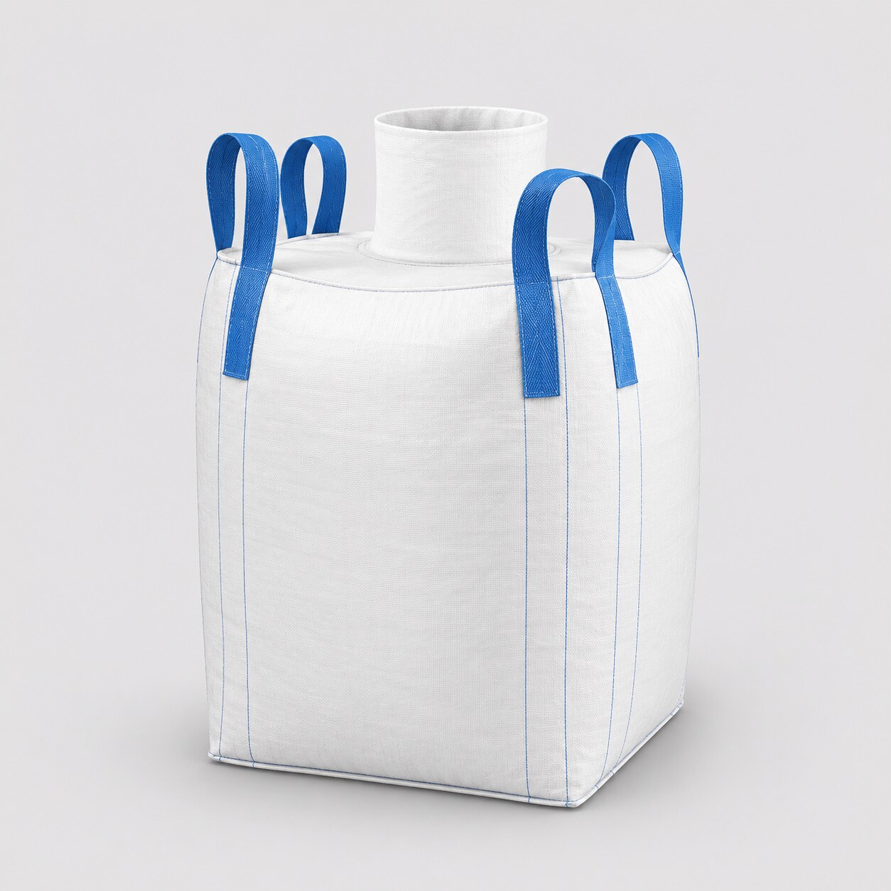 FIBC bag top spout bottom flat