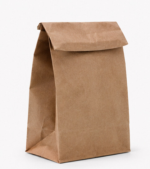 Centre sealed sewn laminated kraft paper bag